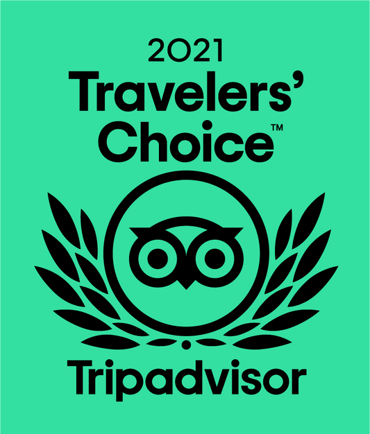 Third year in a row! Tripadvisor Travelers’ Choice 2021
