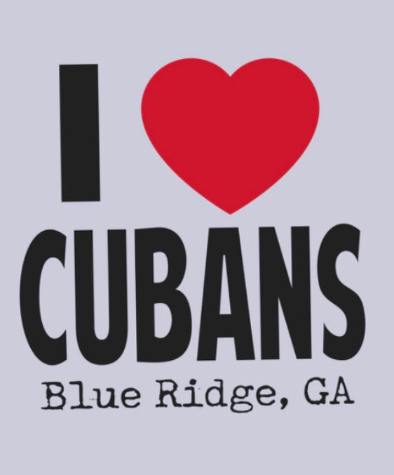 “”T-shirt “I Love Cubans”