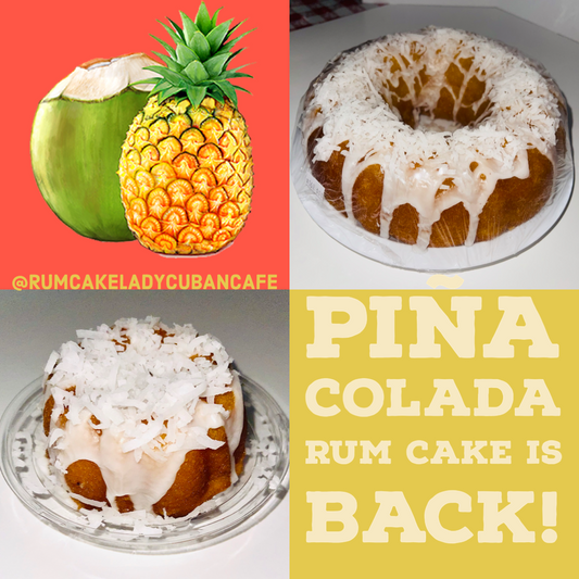 Piña Colada Large Bundt R U M Cake