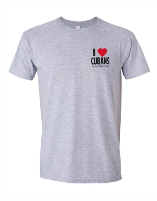 “”T-shirt “I Love Cubans”