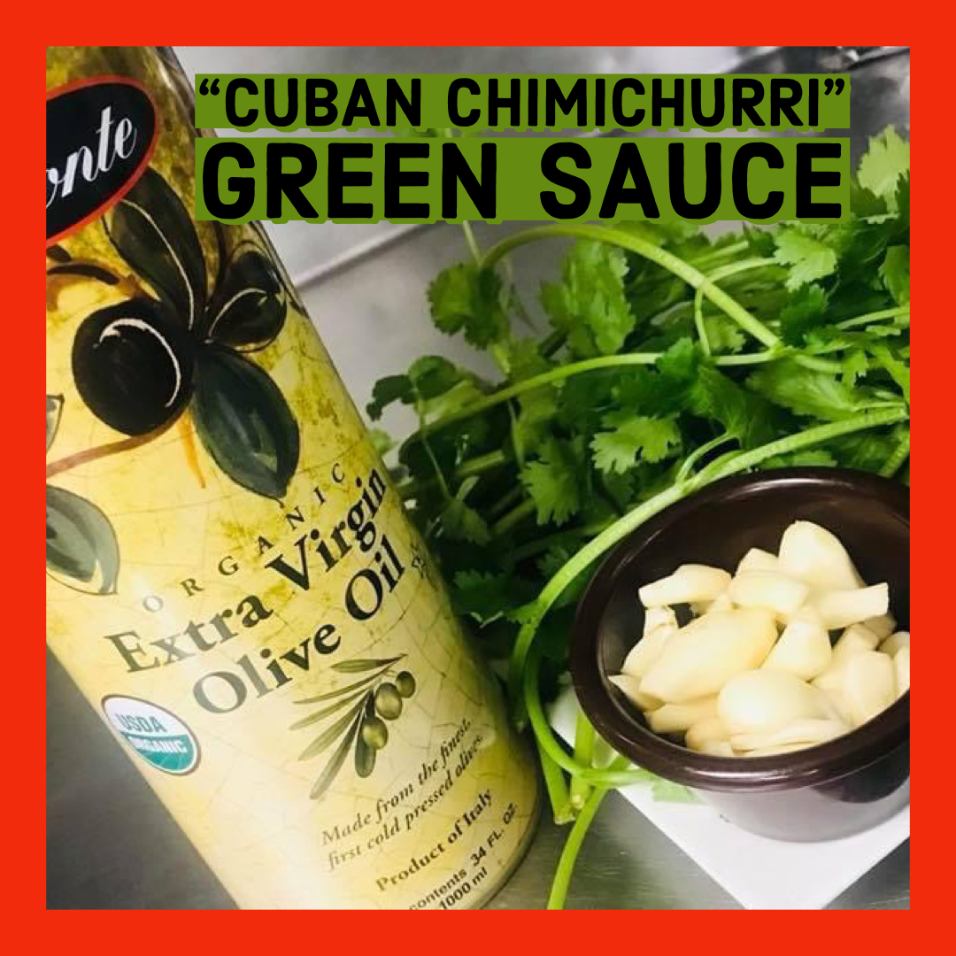 J. Cuban Chimichurri “green sauce”, set of 4 jars