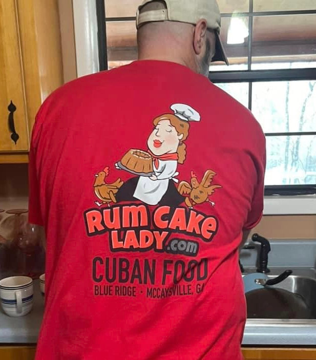 “T-shirt “ñooo que rico” Rum Cake Lady