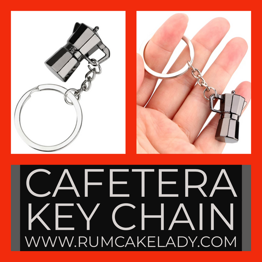 “Key Chain Cafetera Moka Pot